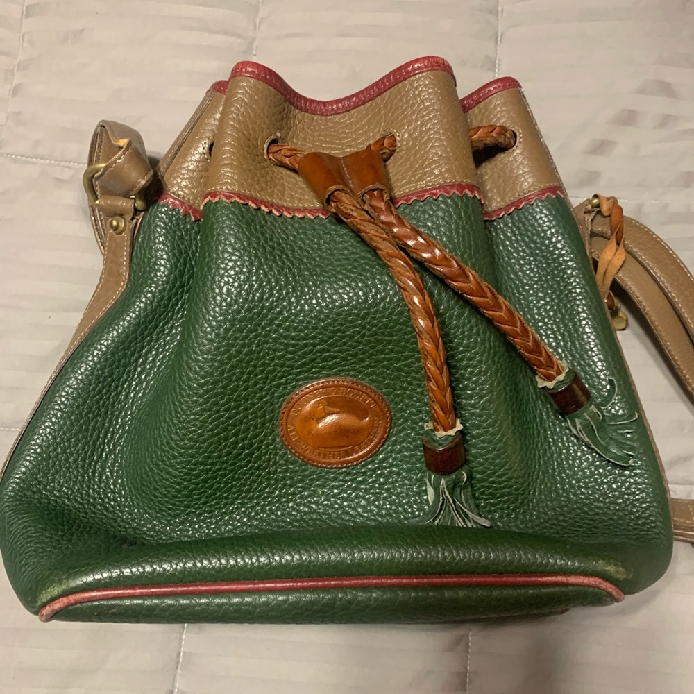 Vintage D & B drawstring bucket bag